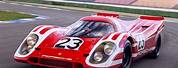 Vintage Porsche Le Mans Race Cars