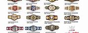 WWE Belts All-Time List