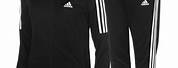 White Adidas Tracksuit with Color Stripes