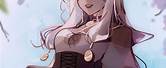 White Hair Elf Anime Girl 1000 Years Old