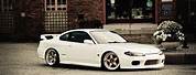 White Nissan Silvia S15