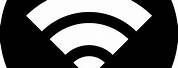 Wi-Fi Symbol with Black Circle and X