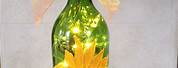 Wine Bottle Glass Art