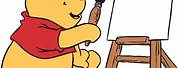 Winnie the Pooh Painting Clip Art