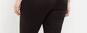 Woman Wearing Black Jeans Plus Size