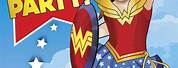 Wonder Woman Birthday Party Invitations