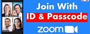 Zoom Meeting Passcode