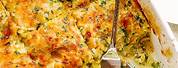 Zucchini and Squash Casserole with Mozzarella Cheese