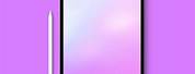 iPad Purple Template Blank