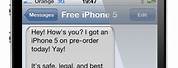 iPhone 5 Text Message