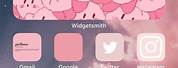 iPhone Aesthetic Home Screen Pink