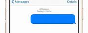 iPhone Custom Text Message Template