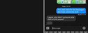 iPhone Text Message Screen Dark Mode