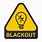 Blackout Schild