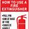 Fire Extinguishers Signs