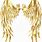 Angel with Gold Piping