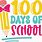 100 Days of School SVG Girls Free