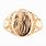 14K Gold Monogram Ring