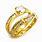 18K Gold Wedding Ring Set