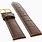 20Mm Leather Watch Strap Gold Buckle