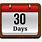 30 Days Symbol