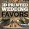 3D Printed Wedding Favors