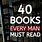 40 Books
