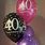40th Anniversary Balloons
