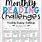 4th Grade Fun Monthly Reading Challenge