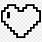 8-Bit Heart SVG Free