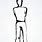 A Person Standing Drawing