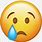 A Sad Face Emoji