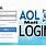 AOL Mail Login Screen Email