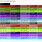 ASCII Color Codes Chart