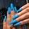 Acrylic Nails Colors Blue