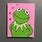 Aesthetic Kermit Painting