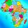 Africa Map with Country