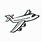 Airplane Icon Clip Art