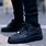 All-Black Air Force 1s