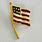 American Flag Brooch Pin