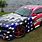 American Flag Car Paint