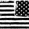 American Flag Grunge Clip Art Black and White