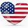 American Flag Heart Emoji