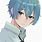 Anime Boy Blue Hair Kid