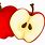 Apple Cut in Half Cartoon