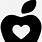 Apple Heart SVG