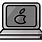 Apple Laptop Cartoon