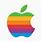 Apple Logo with Color