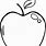 Apple Picture for Coloring