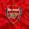 Arsenal Logo Red Background